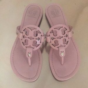 Tory Burch Pink Miller Sandals EUC Size 6